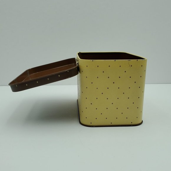 Pfaltzgraff Village Metal Recipe Card Holder Tin Box Cookie Candy Tea Tin - Picture 5 of 8